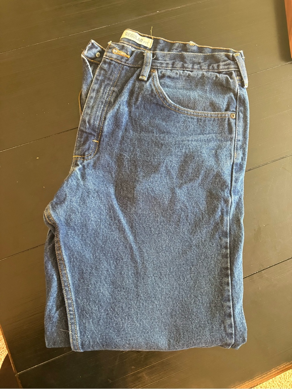 Men's Regular Fit Blue Denim Jeans